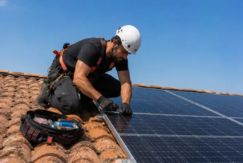 Maintenance et monitoring de panneaux solaires à Rœschwoog
